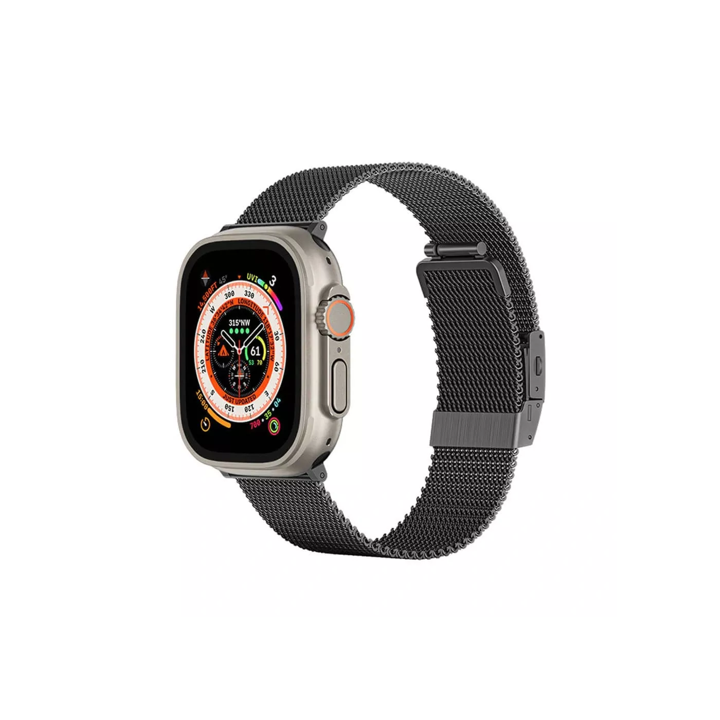 سوار لساعة Apple قياس 49-42 ملم Titan Metal من AmazingThing