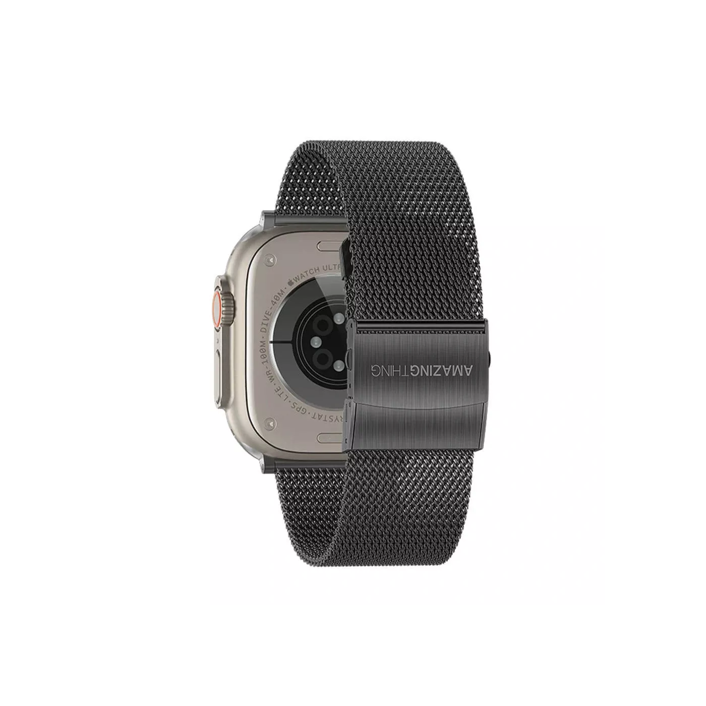 سوار لساعة Apple قياس 49-42 ملم Titan Metal من AmazingThing