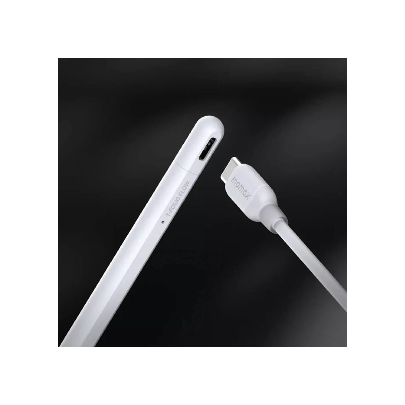 Momax 1-Flow Find My Active Stylus Pen - White