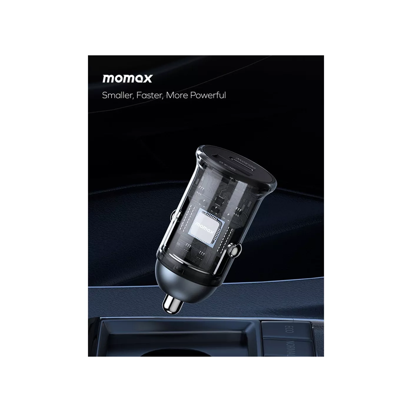 Momax Move 30W Dual Port Charger - Gray
