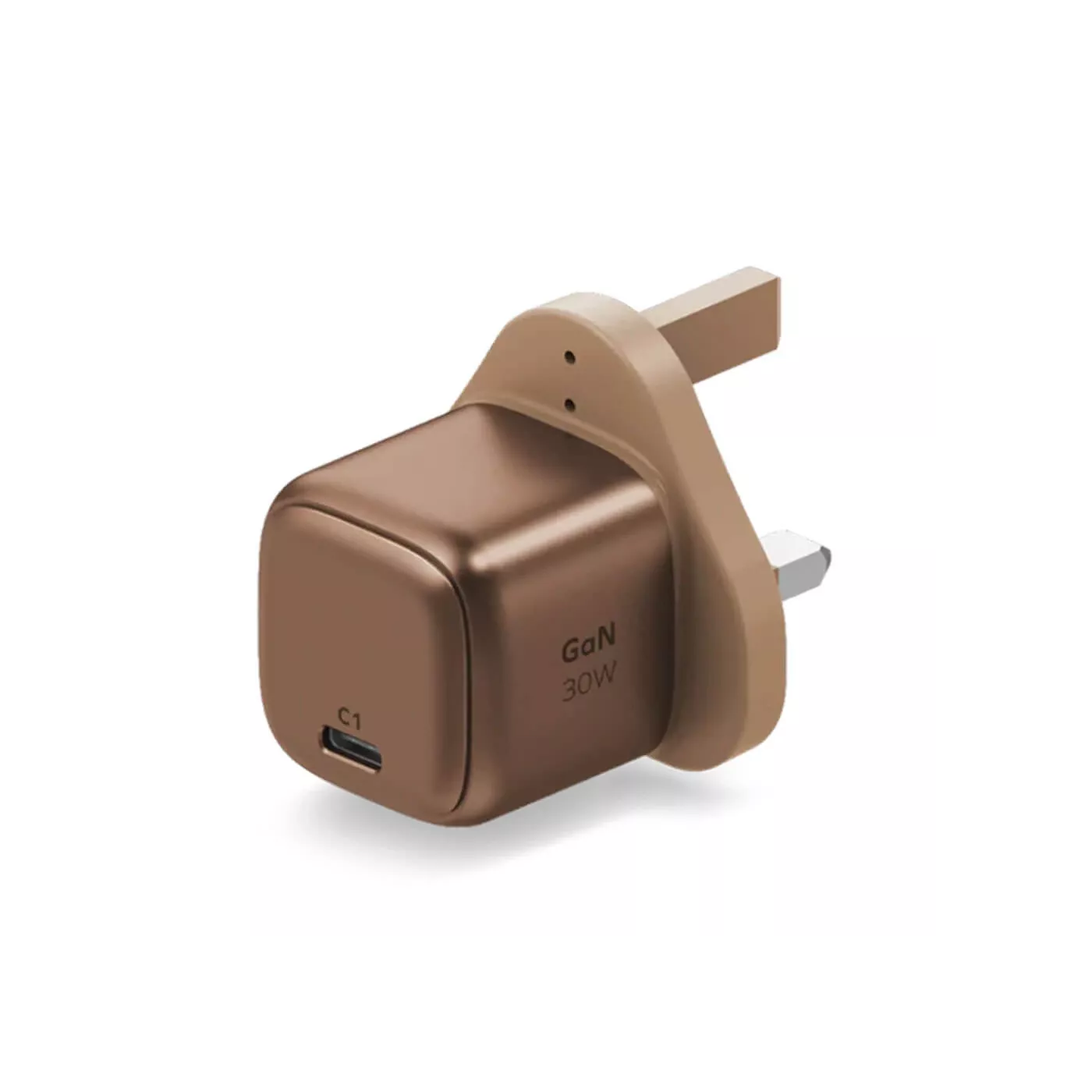 Momax 1 UK Charge 1-Port 65W Charger - Desert Titanium