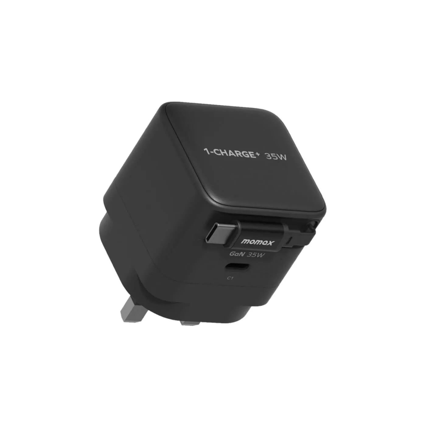 Momax 1-Charge+ 35W GaN Charger with USB-C Cable