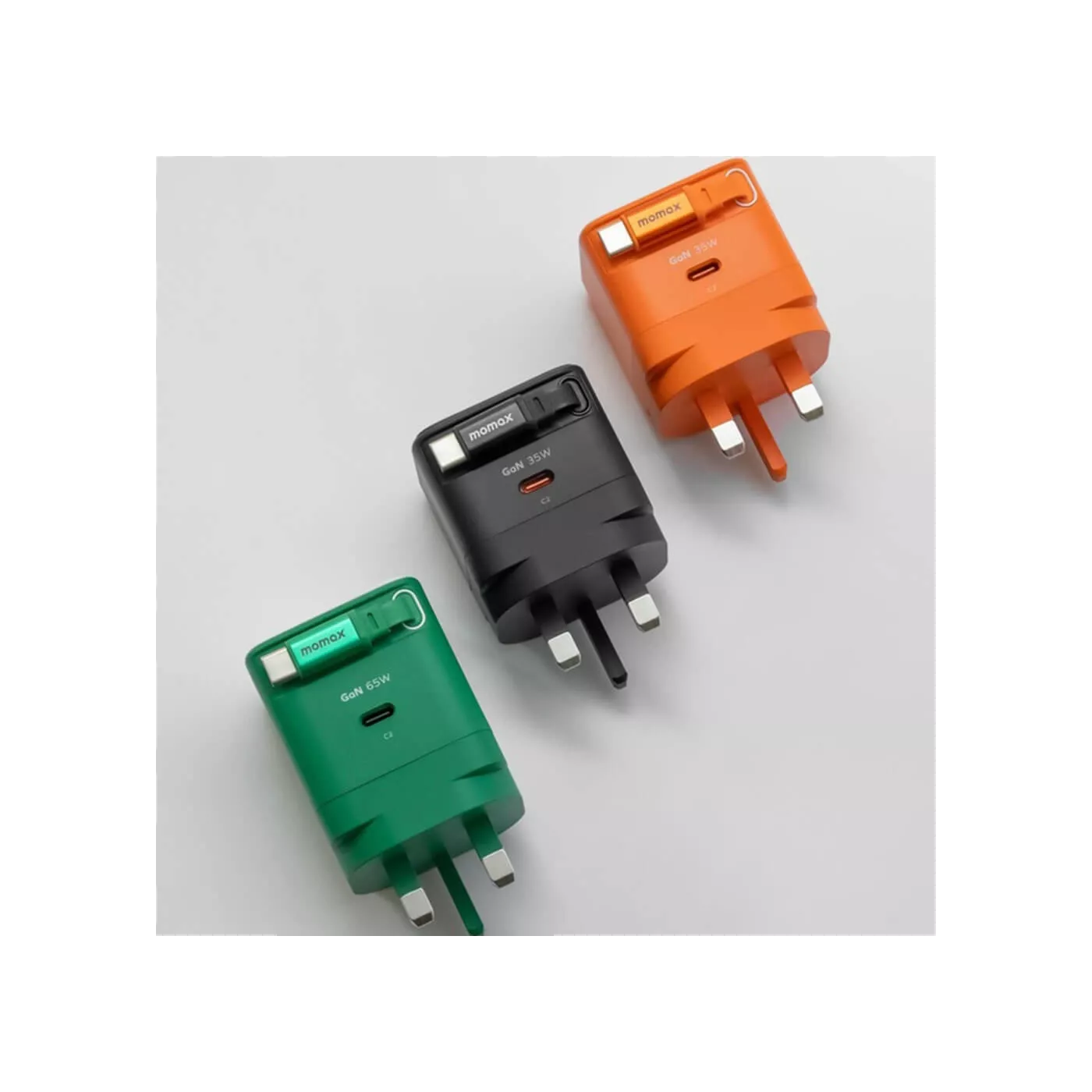 Momax 1-Charge+ 35W GaN Charger with USB-C Cable