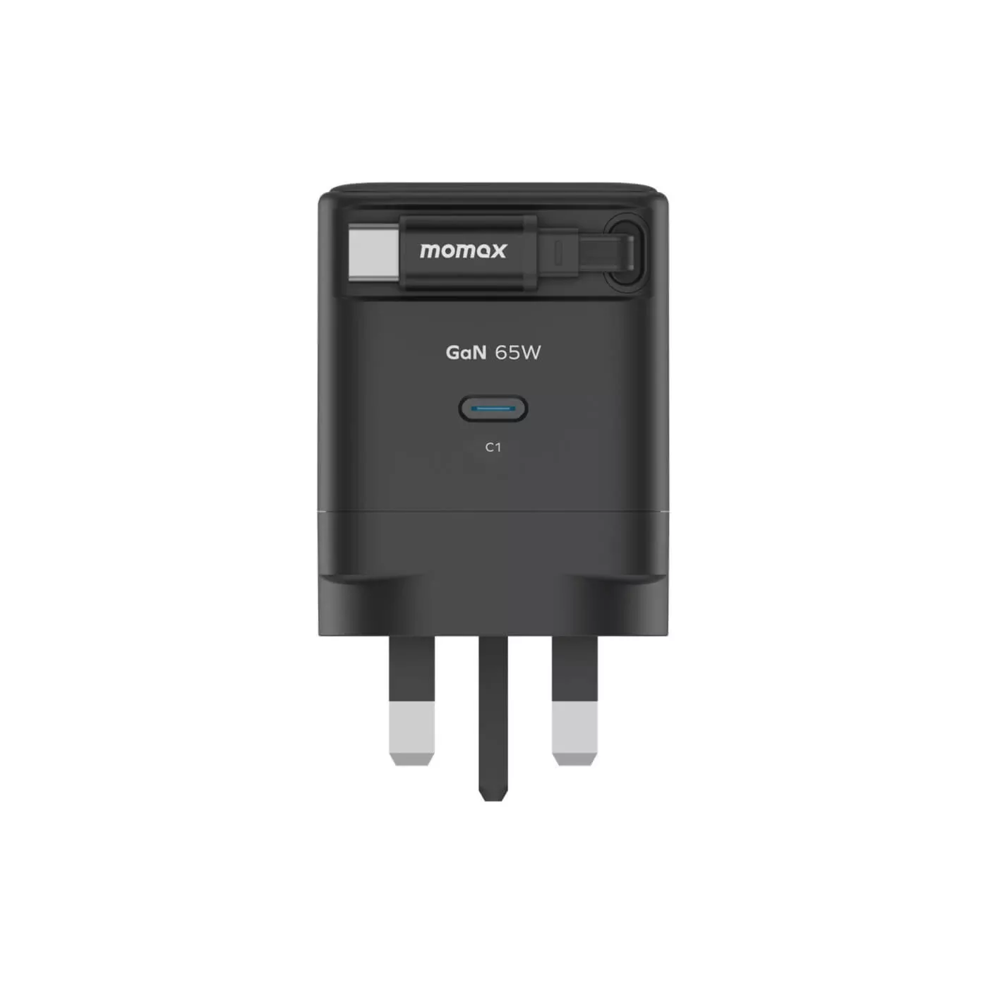 Momax 1-Charge+ 65W GaN Charger with USB-C Cable