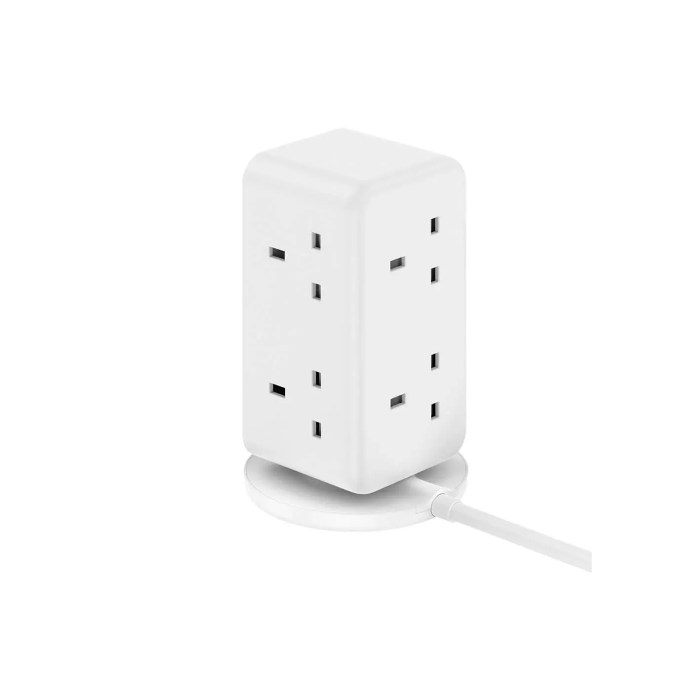 Momax 1 Charge Flow 6 Outlet Power Tower with USB - White
