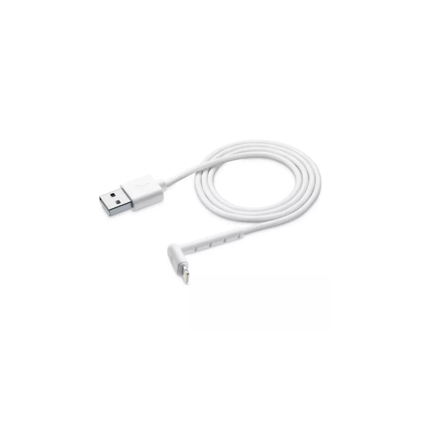 Cellularline Stand Cable 120cm - Lightning - أبيض