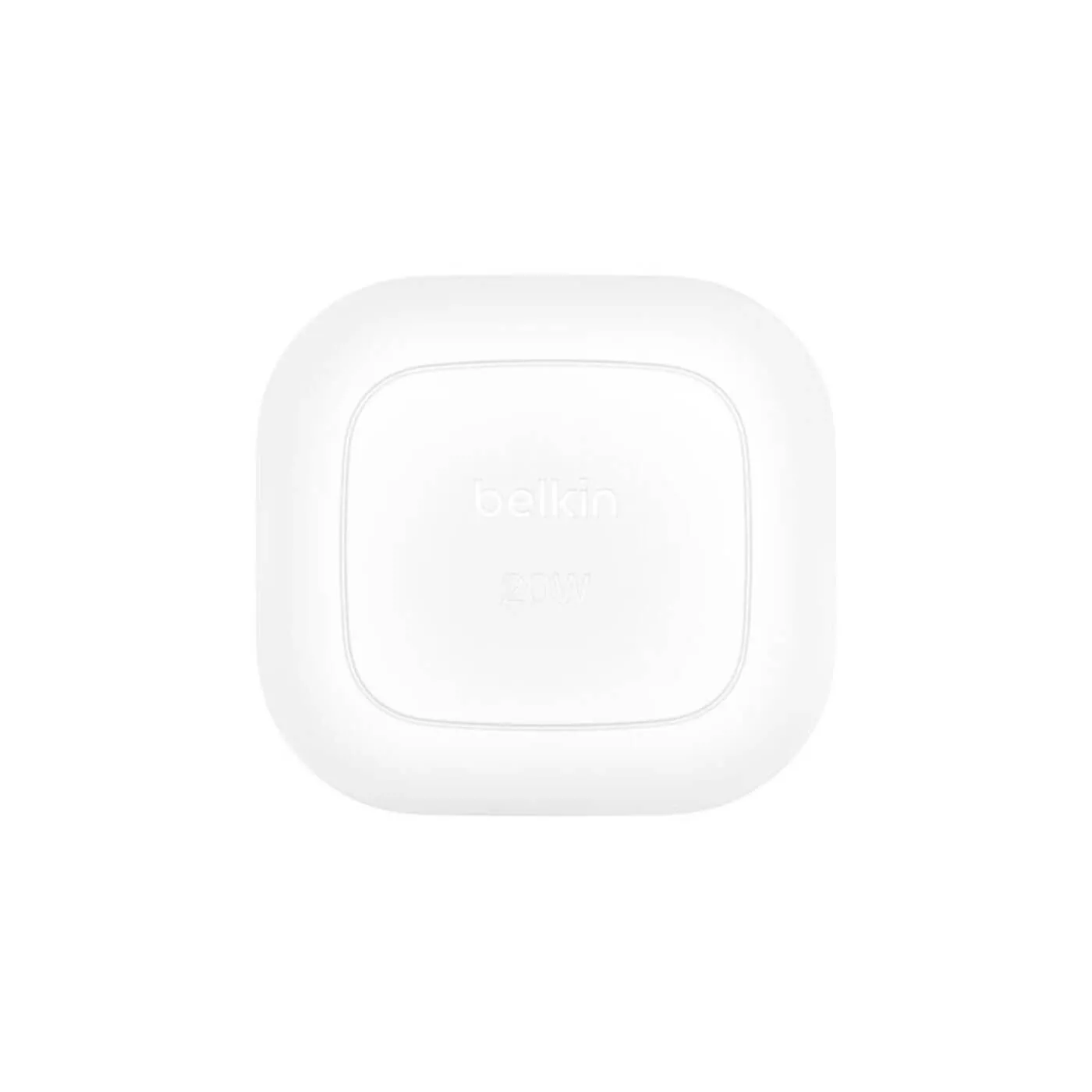 Belkin 20W USB-C + USB-C (1m) Cable UK Wall Charger - White