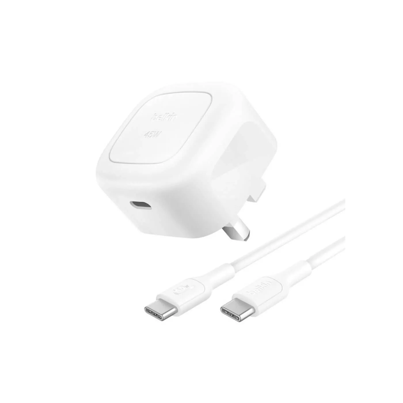 Belkin BoostCharge Compact 45W Wall Charger + C-C Cable (1m)