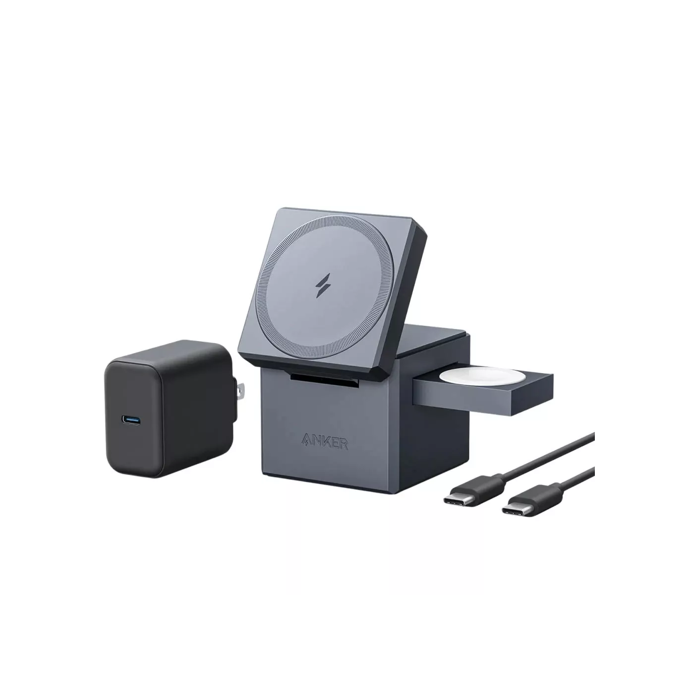 Anker 3in1 MagSafe Cube - Gray