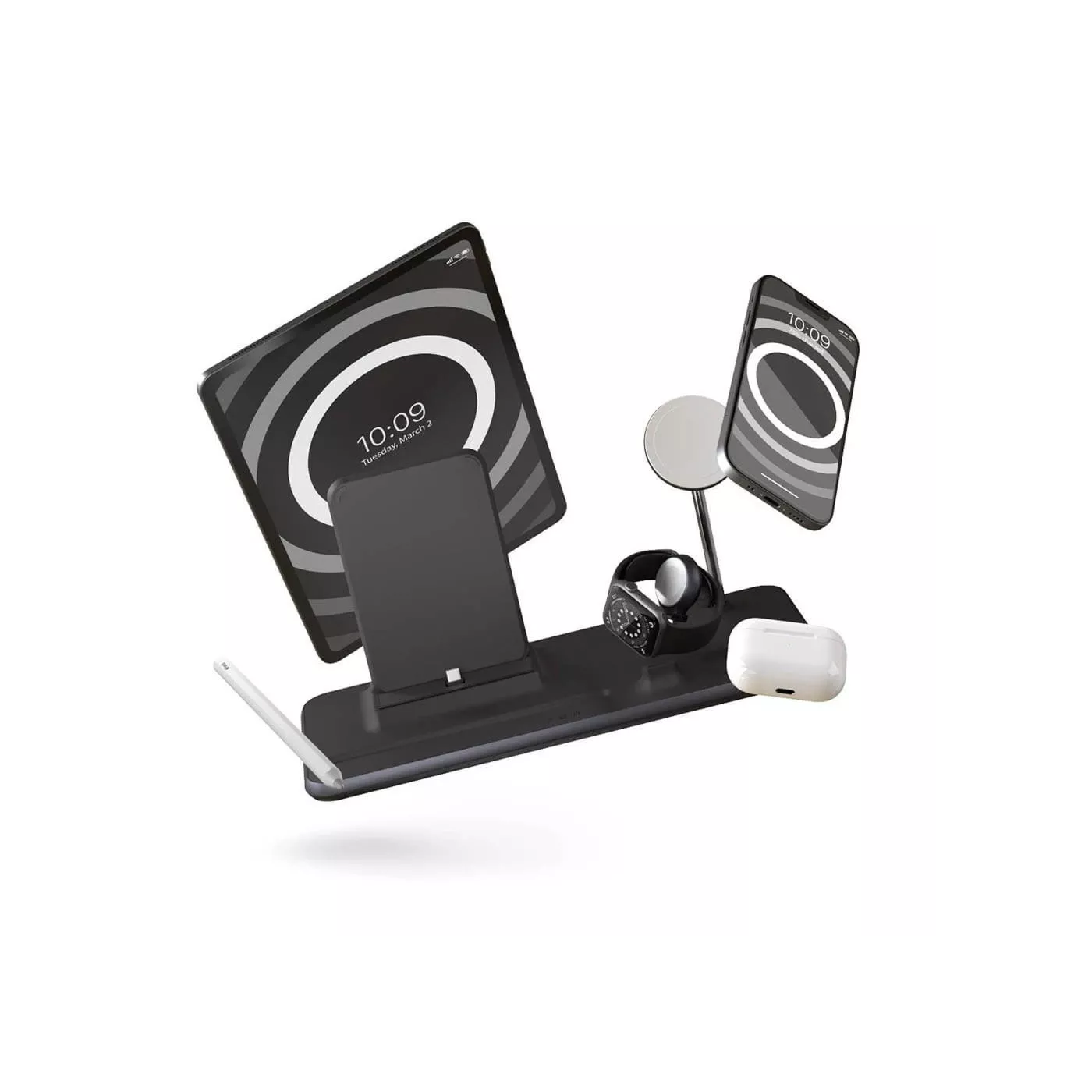Zens 4-in-1 iPad + MagSafe Wireless Charger