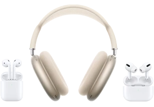 AirPods Pro in open charging case, white color