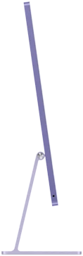 Purple iMac facing to the right