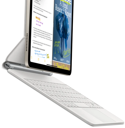 iPad Air attached to Magic Keyboard