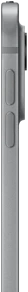 iPad Pro, side exterior, silver color, thin profile, aluminum enclosure, volume buttons and pro camera system