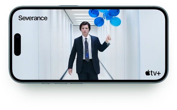مسلسل Severance على Apple&nbsp;TV&nbsp;plus معروض على iPhone&nbsp;16‏
