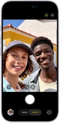 iPhone 17, front exterior, Center Stage for photos feature