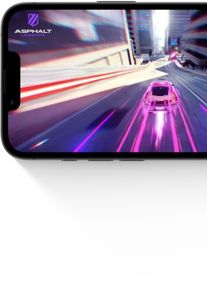 جهاز iPhone&nbsp;17e يعرض لعبة سباق قيد التشغيل