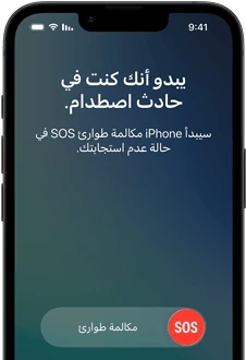 ميزة الرسائل عبر&nbsp;القمر&nbsp;الصناعي قيد الاستخدام