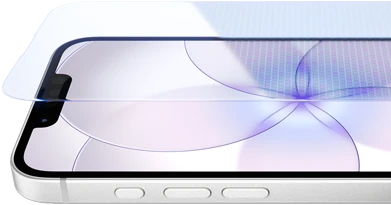 iPhone 17e, front exterior with Ceramic Shield 2, side exterior, white color, buttons: Action, volume