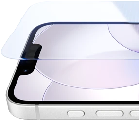 iPhone 17e, front exterior with Ceramic Shield 2, side exterior, white color, buttons: Action, volume