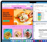 MacBook Air with multiple apps open