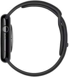 صورة يظهر فيها الجانب الأيمن من Apple&nbsp;Watch&nbsp;Series&nbsp;10‏ لإبراز نحافتها