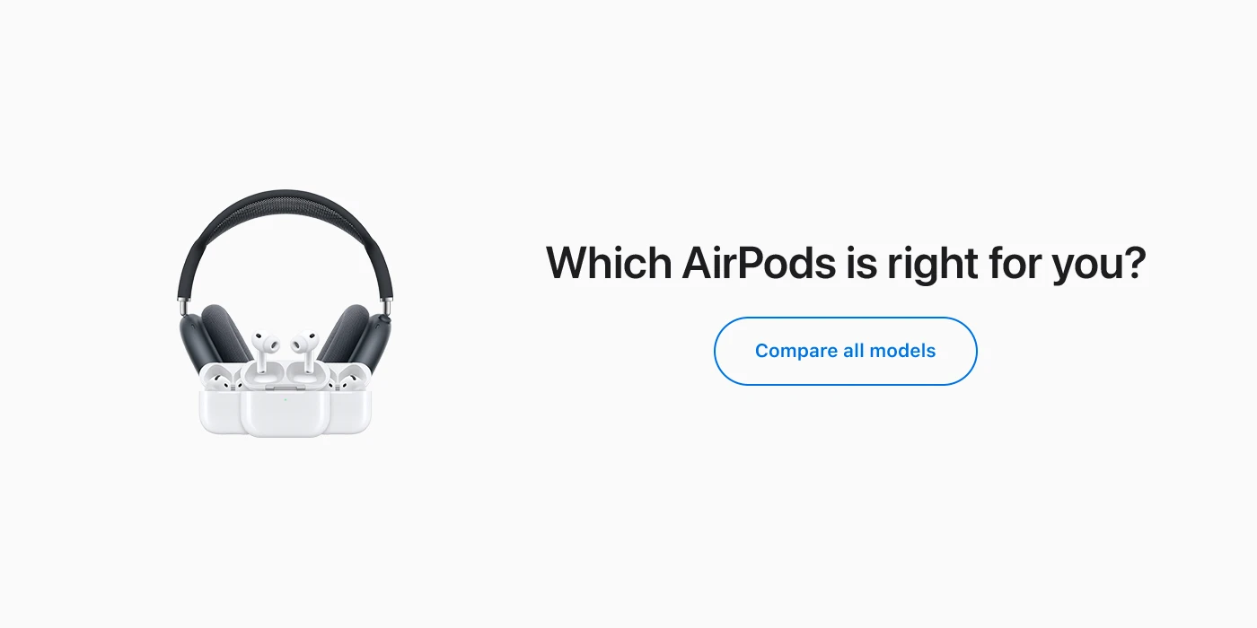 Compare AirPods models