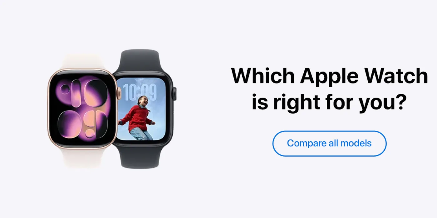 Compare Apple Watch models