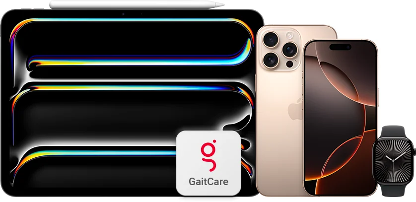 أجهزة Apple مع GaitCare